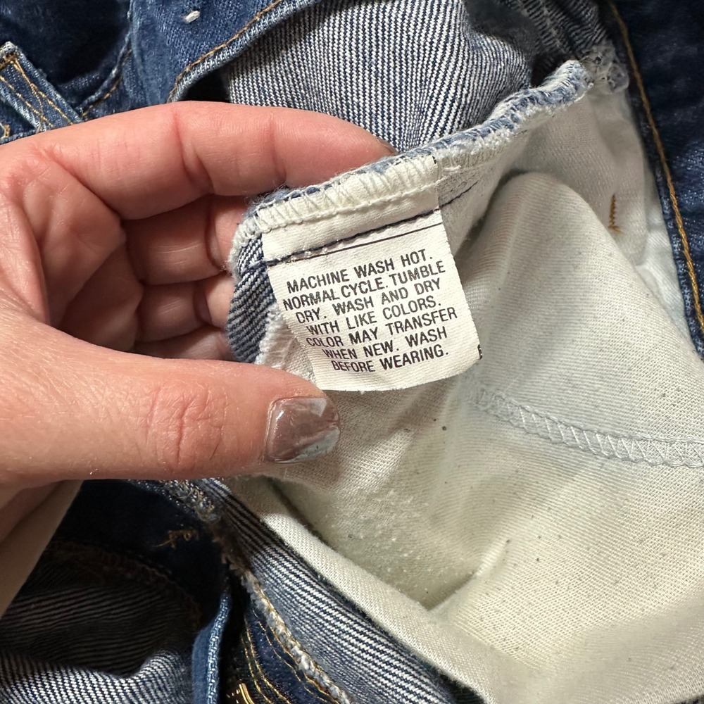 VTG 80s Levi's 505 Orange Tab Bootcut Jeans Mens tagged 38x32 measure 37x31 USA - Picture 4 of 10